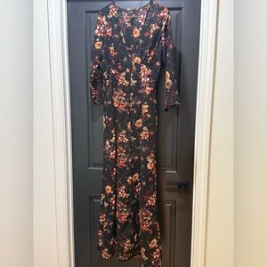 Black Floral Maxi Dress - Elegant Women’s Floral Dress